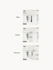 Modularer Drehtürenschrank Leon, 250 cm Breite, mehrere Varianten, Korpus: Spanplatte, melaminbeschi, Weiß, Basic Interior, B 250 x H 200 cm