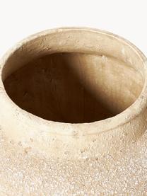 Cache-pot Rome, haut. 45 cm, Béton, Beige clair, nougat, Ø 46 x haut. 45 cm