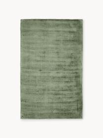 Tapis en viscose tissé main Jane, Vert foncé, larg. 200 x long. 300 cm (taille L)