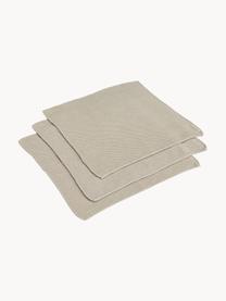 Baumwoll-Spültücher Soft, 3 Stück, 100 % Baumwolle, Hellbeige, B 29 x L 30 cm