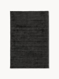 Tapis en viscose tissé main Jane, Anthracite, larg. 160 x long. 230 cm (taille M)