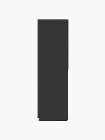 Modulárna šatníková skriňa s otočnými dverami Leon, šírka 50 cm, niekoľko variantov, Čierna, Basic, Š 50 x V 200 cm