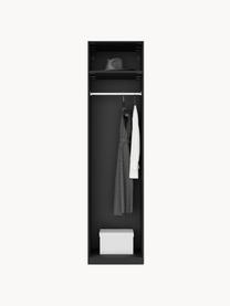 Modulární skříň s otočnými dveřmi Leon, šířka 50 cm, více variant, Černá, Interiér Classic, Š 50 x V 200 cm