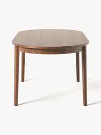 Rozkladací jedálenský stôl z dubového dreva Calary, Vzhľad orechového dreva, Š 180/230 x H 92