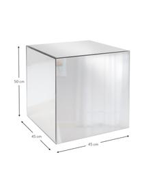 Zrkadlový odkladací stolík Luxury, Zrkadlové sklo, Š 45, H 45 cm