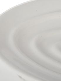 Keramik-Seifenschale Daro, Keramik, Weiß, marmoriert, B 13 x H 3 cm