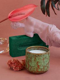 Vela perfumada de dos mechas arteanal (jazmín y rosa) Pleasure, Recipiente: cerámica, Jazmín y rosa, Ø 11 x Al 10 cm