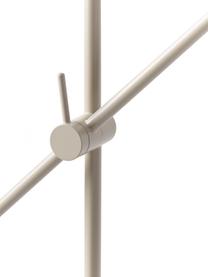 Moderní lampa na čtení Cassandra, Béžová, matná, V 152 cm