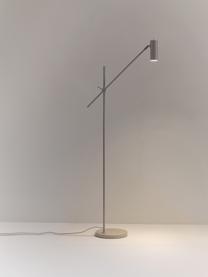 Leeslamp Cassandra, Lampenkap: gepoedercoat metaal, Lampvoet: gepoedercoat metaal, Beige, H 152 cm