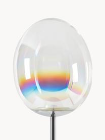 Lampa podłogowa LED z funkcją przyciemniania Nebula, Stelaż: stal powlekana, Transparentny opalizujący, odcienie srebrnego, W 190 cm