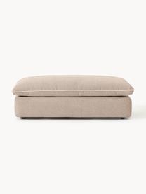 Pouf XL Felix, Tissu beige, larg. 140 x prof. 60 cm