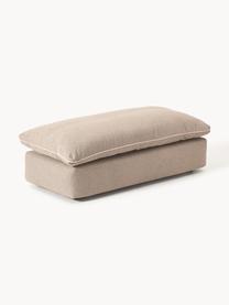 Pouf XL Felix, Tissu beige, larg. 140 x prof. 60 cm