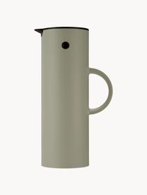 Pichet isotherme EM77, 1 L, Plastique ABS avec partie intérieure en verre, Vert olive, mat, 1 L