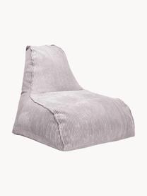 Fauteuil Shara van corduroy, Bekleding: corduroy (100% polyester), Corduroy lichtgrijs, B 70 x D 80 cm