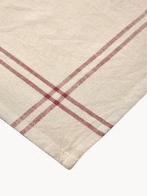 Serwetka Julianne, 2 szt., 100% bawełna, Beżowy, burgundowy, S 40 x D 40 cm