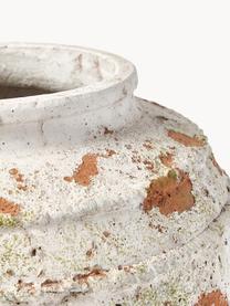 Blumentopf Porto aus Beton, H 29 cm, Beton, Off White, Terrakotta, Grün, Ø 37 x H 29 cm