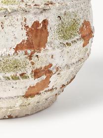 Portavaso in cemento Porto, alt. 29 cm, Cemento, Bianco latte, terracotta, verde, Ø 37 x Alt. 29 cm