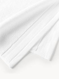 Sada ručníků z organické bavlny Premium, různé velikosti sady, 100 % bio bavlna, s certifikátem GOTS (certifikováno GCL International, GCL-300517)
Vysoká gramáž, 600 g/m², Bílá, 4dílná sada (ručník a osuška)