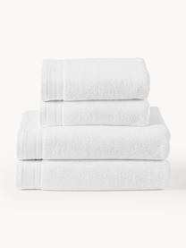 Lot de serviettes de bain en coton bio Premium, tailles variées, 100 % coton bio certifié GOTS (par GCL International, GCL-300517)
Qualité supérieure 600 g/m², Blanc, 4 éléments (2 serviettes de toilette et 2 draps de bain)