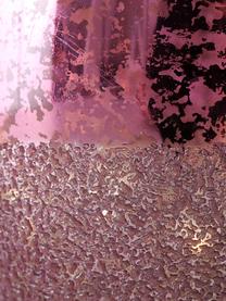 Set 3 portalumini fatti a mano Rosetta, Vetro, Tonalità rosa, Ø 12 x Alt. 9 cm