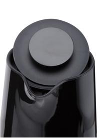 Bollitore elettrico Emma 1,2 L, Rivestimento: smalto, Manico: legno di faggio, Nero lucido, 1,2 L