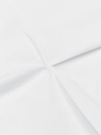 Baumwollperkal-Bettwäsche Brody mit Steppmuster in Origami-Optik, Webart: Perkal Fadendichte 200 TC, Weiß, 200 x 200 cm + 2 Kissen 80 x 80 cm