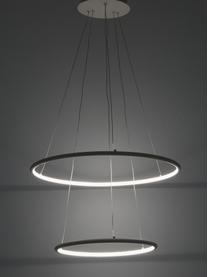 Lampada a sospensione grande a LED Orion, Paralume: metallo rivestito, Baldacchino: metallo rivestito, Bianco, Ø 60 cm