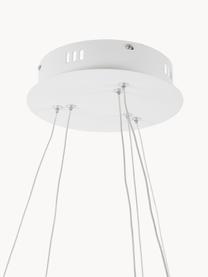 Lampada a sospensione grande a LED Orion, Paralume: metallo rivestito, Baldacchino: metallo rivestito, Bianco, Ø 60 cm