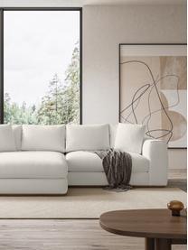 Ecksofa Vienna (4-Sitzer), Bezug: 100 % Polyester Der strap, Webstoff Beige, B 284 x T 170 cm, Eckteil links