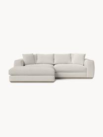 Ecksofa Vienna (4-Sitzer), Bezug: 100 % Polyester Der strap, Webstoff Beige, B 284 x T 170 cm, Eckteil links