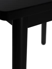 Mesa infantil de madera Kinna Mini, Madera de pino, tablero de fibras de densidad media (MDF), Negro, An 50 x Al 50 cm