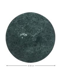 Plateau décoratif marbre vert Marble, Marbre, Vert, Ø 30 cm