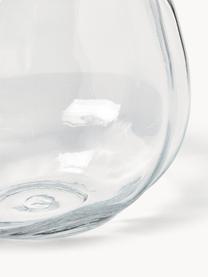 Glas-Vase Pebble, H 20 cm, Glas, Transparent, Ø 20 x H 20 cm