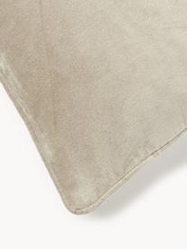 Housse de coussin en velours Dana, 100 % coton

Le matériau est certifié STANDARD 100 OEKO-TEX®, 21.HCN.84376, Hohenstein, Beige clair, larg. 40 x long. 40 cm