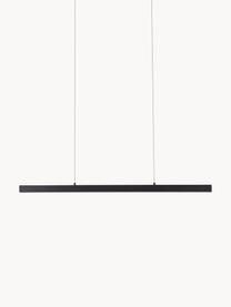 Dimbare LED hanglamp Hyperion, Zwart, B 120 x H 5 cm