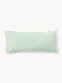 Funda de almohada de sirsaca Esme, Parte superior: sirsaca Densidad de hilo , Reverso: Renforcé Densidad de hilo, Verde salvia, An 45 x L 110