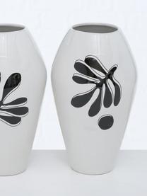 Vase design Matty, 2 élém., Blanc, noir