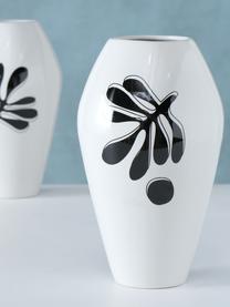 Vase design Matty, 2 élém., Blanc, noir