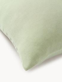 Poszewka na poduszkę z lnu Airy, Jasny zielony, S 40 x D 80 cm