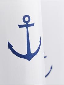 Douchegordijn Anchor met anker print, 100% polyester
Waterafstotend, niet waterdicht, Wit, blauw, B 180 x L 200 cm