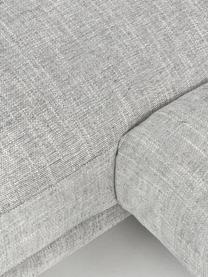 Ecksofa Adrian (3-Sitzer), Bezug: 47 % Viskose, 23 % Baumwo, Gestell: Sperrholz, Webstoff Hellgrau, B 255 x T 182 cm, Eckteil rechts