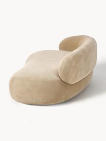 Sofa Alba (2-Sitzer), Bezug: 97% Polyester, 3% Nylon D, Gestell: Massives Fichtenholz, Bir, Füße: Kunststoff Dieses Produkt, Webstoff Beige, B 185 x T 114 cm, Rückenlehne links