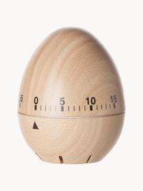 Timer Ernesto, Legno naturale, Beige, nero, Ø 6 x Alt. 8 cm