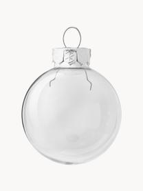 Weihnachtskugeln Decoris, 42er-Set, Glas, Silberfarben, Ø 7 cm