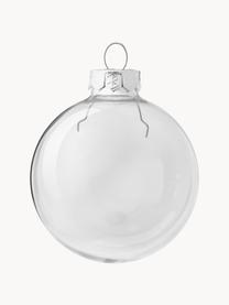 Weihnachtskugeln Decoris, 42er-Set, Glas, Silberfarben, Ø 7 cm