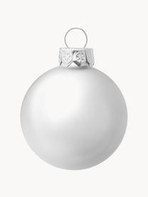 Boules de Noël Decoris, 42 élém., Argenté, transparent, Ø 7 cm