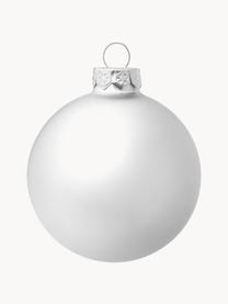 Boules de Noël Decoris, 42 élém., Argenté, transparent, Ø 7 cm