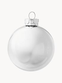 Boules de Noël Decoris, 42 élém., Argenté, transparent, Ø 7 cm