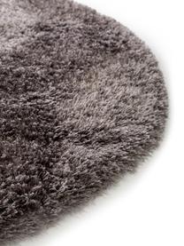 Tapis rond shaggy gris anthracite Lea, Anthracite