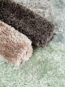 Tapis rond shaggy gris anthracite Lea, Anthracite